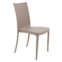 Cadeira Tramontina Sem Braço Resistente 56x45cm Summa Laura Camurça Polipropileno