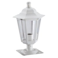 Balizador Elétrico Alumínio para Muro com Lente Transparente Grega Lanterna Injetada Dital