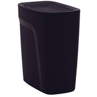 Lixeira Preta Plástica Tampa Basculante Compact Tramontina 8,5L Banheiro Cozinha