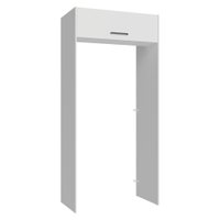 Porta-Geladeira 103 cm 1 Porta Basculante Branco Agata Madesa