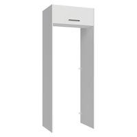 Porta-Geladeira 83 cm 1 Porta Basculante Branco Agata Madesa