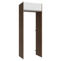 Porta-Geladeira 83 cm 1 Porta Basculante Rustic/Branco Glamy Madesa
