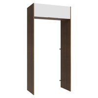 Porta-Geladeira 103 cm 1 Porta Basculante Rustic/Branco Stella Madesa