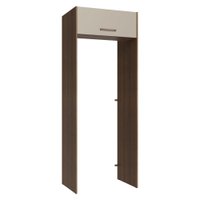 Porta-Geladeira 83 cm 1 Porta Basculante Rustic/Crema Agata Madesa