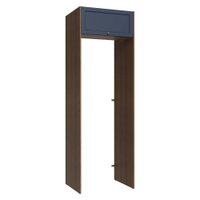 Porta-Geladeira 73 cm 1 Porta Basculante Rustic/Azul Vik Madesa