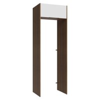 Porta-Geladeira 73 cm 1 Porta Basculante Rustic/Branco Stella Madesa