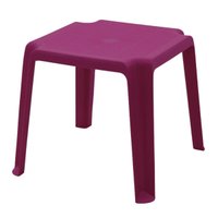 Jogo 12 Mesinhas Plásticas Infantil Rosa Tramontina Adoleta 49x42cm Brinquedoteca Escola