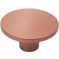 Kit 24 Puxadores Cobre 206 Naico Ponto Redondo para Gavetas Móveis Armários
