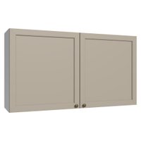 Armário Aéreo 120 cm 2 Portas Branco/Crema Vik Madesa