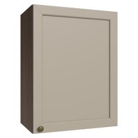 Armário Aéreo 50cm 1 Porta Rustic/Crema Vik Madesa