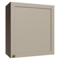 Armário Aéreo 60 cm 1 Porta Rustic/Crema Vik Madesa