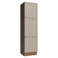 Paneleiro 60 cm 3 Portas Rustic/Crema Vik Madesa