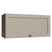 Armário Aéreo 70 cm 1 Porta Basculante Rustic/Crema Vik Madesa
