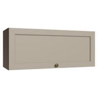 Armário Aéreo 80 cm 1 Porta Basculante Rustic/Crema Vik Madesa
