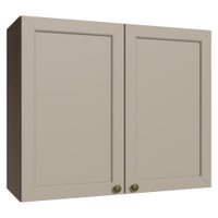 Armário Aéreo 80 cm 2 Portas Rustic/Crema Vik Madesa