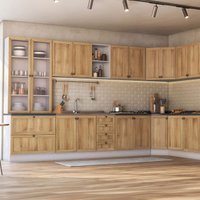 Armário Cozinha Completo Ditália Berlim 13 Pçs CV/BR B13