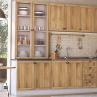 Armário Cozinha Completo Ditália Berlim 4 Pçs CV/BR B14