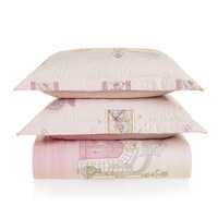 Colcha Casal Karsten Flory 260x220 100 Algodão com Porta Travesseiros