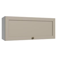 Armário Aéreo 80 cm 1 Porta Basculante Branco/Crema Vik Madesa