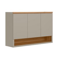 Arm&aacute;rio A&eacute;reo 3 Portas 1 Nicho 120cm Allure Linea Brasil