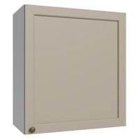 Armário Aéreo 60 cm 1 Porta Branco/Crema Vik Madesa