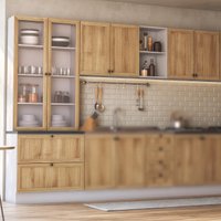 Armário de Cozinha Completo Ditália Berlim 4 Peças CVBR B16