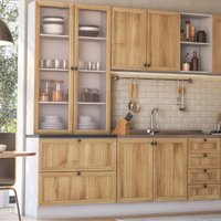 Armário Cozinha Completo Ditália Berlim 4 Pçs CV/BR B15