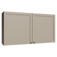 Armário Aéreo 120 cm 2 Portas Rustic/Crema Vik Madesa