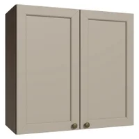 Armário Aéreo 70 cm 2 Portas Rustic/Crema Vik Madesa