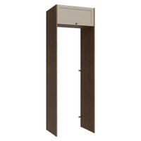 Porta-Geladeira 73 cm 1 Porta Basculante Rustic/Crema Vik Madesa