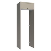 Porta-Geladeira 73 cm 1 Porta Basculante Crema/Branco/Crema Vik Madesa