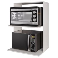 Suporte Microondas Lauren 60 cm BP Eratto Moveis - Branco
