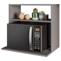 Suporte Microondas Nicho Luara BP 60 cm Eratto Moveis - Grafite