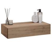 Penteadeira Suspensa Zoe BP 1 Gaveta 60 cm Eratto Moveis - Freijo