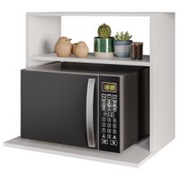 Suporte Microondas Nicho Luara 60 cm BP Eratto Moveis - Branco