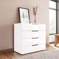 Cômoda Madri 4 Gavetas Branco - Politorno