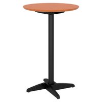 Mesa Alta Bistro Redonda 106 cm 390EBN Marjori - Ebano Natural