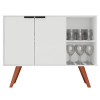 Balcao Buffet Mila 2 Portas 90 cm BP Eratto Moveis - Branco