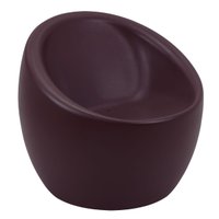 Poltrona Tramontina Oca em Polietileno Marrom Café