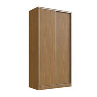 Guarda Roupa 120x59,8x235cm Freijó Natural 2 Portas de Correr 2005 Emovell