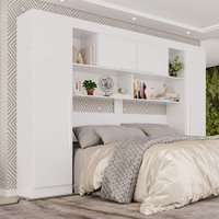 Guarda-Roupa Casal Modulado Odin Premium 4 Portas Branco - Pnr Móveis