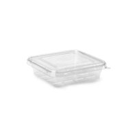 100un Bandeja Multiuso 1500ml G 74 Transparente Galvanotek