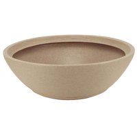 Vaso com Prato para Plantas Tramontina Indi 22cm Polietileno Concreto Areia Suculenta Bonsai Flores