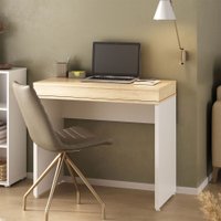 Mesa Escrivaninha Mind 2 Portas Carvalho/Branco- Artany