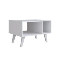 Mesa de Centro Com Nichos B60 Branco Emovell