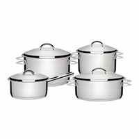 Jogo de Panelas Tramontina Solar 4 Peças Aço Inox Fundo Triplo