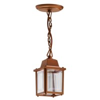 Luminária Pendente para Teto Vintage Cobre Dital Área Externa e Interna 37cm Bivolt