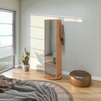 Sapateira Esthela em MDF e MDP com Espelho Lopas