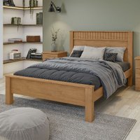 Cama Casal Athenas em MDF e MDP P&eacute;s Maci&ccedil;os Lopas