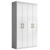 Armario Multiuso Duplo 4 Portas 103 cm 2000194 Branco ARMoveis